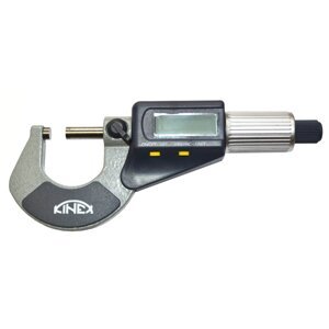 KINEX mikrometr třmenový digitální   0-25mm, 0,001mm, 7031