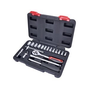 EXTOL PREMIUM 8818309 gola sada nástrčných hlavic 1/4" 19ks