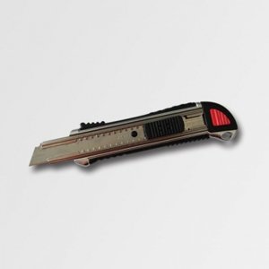 Nůž odlamovací 18mm kov, pogumovaný, automat, ASSIST