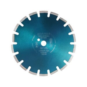 EXTOL INDUSTRIAL 8703092 kotouč diamantový řezný segmentový na ASFALT, 350x25,4mm