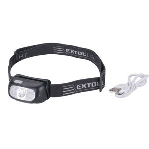 Extol Čelovka 130 lm CREE XPG nabíjecí USB dosvit 40 m 5 W CREE XPG LED