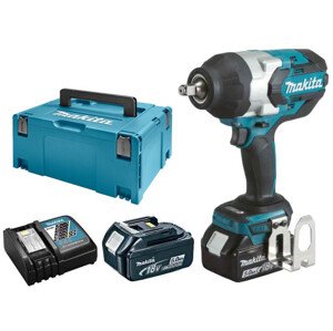 MAKITA DTW1002RTJ aku rázový utahovák LXT 1/2" LiIon 18V 2x5Ah