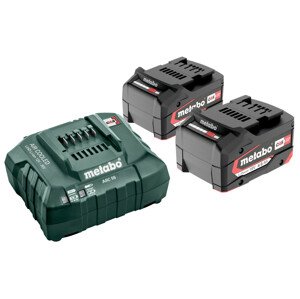 METABO Basic Set 18V Li-Power 2x akumulátor 4.0Ah+nabíječka ASC 55) 685050000 ORIGINÁL