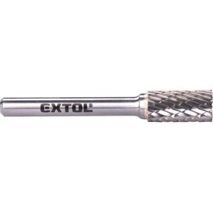 EXTOL INDUSTRIAL 8703714 fréza karbidová válcová s čelním ozubením 10x20mm, stopka 6mm