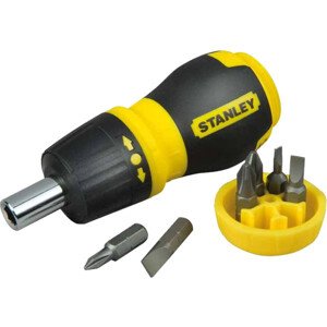 STANLEY 0-66-358 mini ráčnový šroubovák s bity