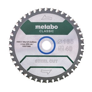 METABO 628273 pilový kotouč STEEL CUT – CLASSIC 165x20mm FZFA 4° Z40