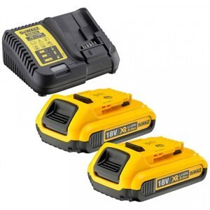 DeWALT DCB115D2 sada nabíječka a beterie XR 18V 2x2,0Ah