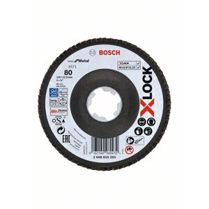 BOSCH 2608619203 lamelový kotouč 125mm X-LOCK, fíbrová deska, G 80