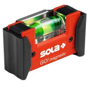 SOLA GO! magnetic CLIP kompaktní vodováha 7,5cm, V drážka, 01621201