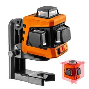 NEO TOOLS 75-103 křížový samonivelační 3D laser 3x 360° 15m s červeným paprskem, LiIon