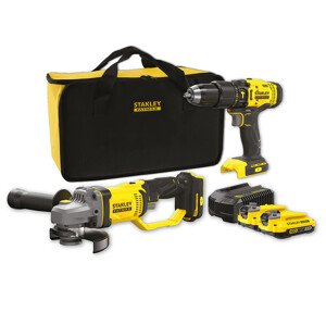 STANLEY FATMAX SFMCK471D2S-QW combo sada aku nářadí 18V LiIon 2x2Ah V20 v brašně