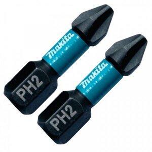 MAKITA B-63616 torzní bit 1/4" Impact Black PH2, 25mm 2 ks