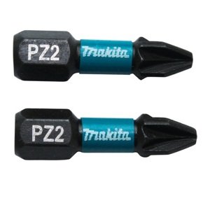 MAKITA B-63644 torzní bit 1/4" Impact Black PZ2, 25mm 2 ks