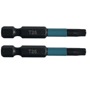 MAKITA B-63797 torzní bit 1/4" Impact Black T25, 50mm 2 ks