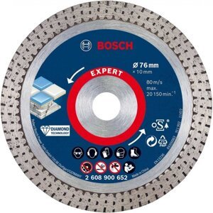 BOSCH 2608900652 diamantový dělící kotouč Best/Hard Ceramic 76x10mm