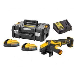 DeWALT DCG405H2T bezuhlíková aku úhlová bruska PowerStack 18V/2x5,0Ah