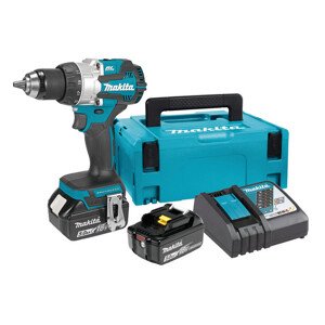 MAKITA DDF489RTJ bezuhlíková aku vrtačka LiIon LXT 18V 2x 5Ah Makpac