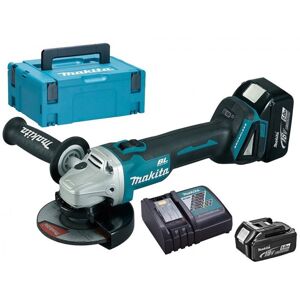 MAKITA DGA511RFJ aku úhlová bruska s regulací 125mm LiIon LXT 18V 2x3Ah Makpac