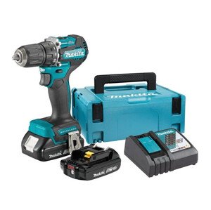 MAKITA DDF487RAJ aku bezuhlíkový šroubovák Li-ion LXT 18V 2,0 Ah,Makpac