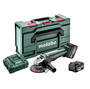 METABO W 18 L 9-125 aku úhlová bruska 18V LiIon 2x4Ah Metabox 602247510