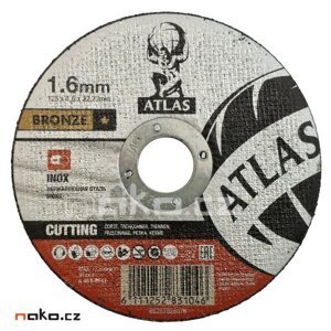 ATLAS 125x1.6 A46T BF41 řezný kotouč na nerez a ocel 66252828876