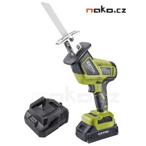 EXTOL CRAFT 402454 bezuhlíková aku pila ocaska jednoruční BRUSHLESS 20V LiIon 2Ah