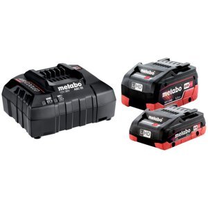 METABO Basic set 18V LiHD 1x 4Ah +1x 5,5Ah baterie a nabíječka 685160000 - ORIGINÁL