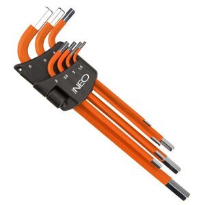 NEO TOOLS sada imbus klíčů 1,5-6mm 09-517