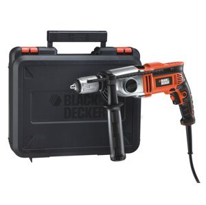 BLACK&DECKER KR911K příklepová vrtačka v kufru