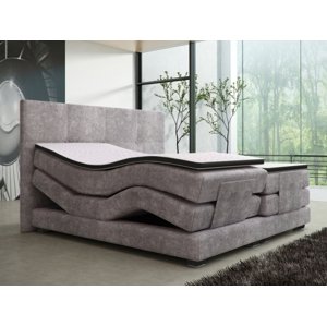 Comforteo Postel boxspring Mario Electric Hard-Top 160x200 cm, Monolith 85