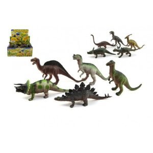 Teddies Dinosaurus plast 20cm asst 24ks v boxu