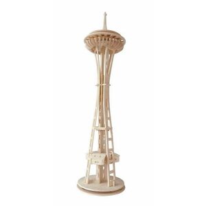 Woodcraft construction kit Woodcraft Dřevěné 3D puzzle věž Seattle Tower
