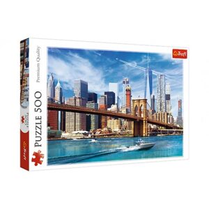 Trefl Puzzle Výhled na New York 500 dílků 48x34cm v krabici 40x26,5x4,5cm