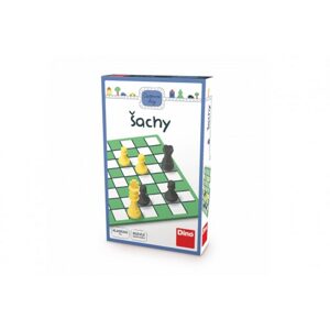 Dino Šachy cestovní hra v krabičce 11,5x18x3,5cm