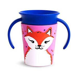 Munchkin - Juniorský hrneček WildLove 360° s oušky 177 ml - liška