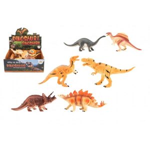Teddies Dinosauři plast 16-18cm mix druhů 12ks v boxu