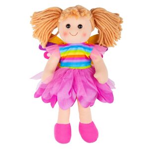 Bigjigs Toys Látková panenka Chloe 34 cm