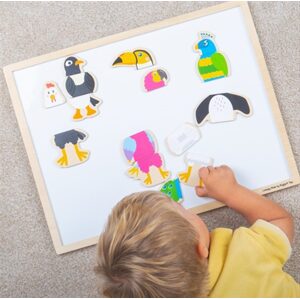 Bigjigs Toys Magnetická tabulka ptačí přátelé