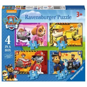 Ravensburger Tlapková Patrola; 4v1, 12/16/20/24 dílků