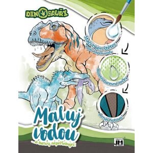 Jiri Models Omalovánka A4 Maluj vodou Dinosauři