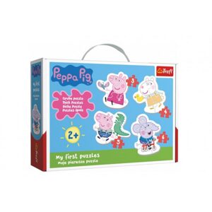 Trefl Puzzle pro nejmenší Prasátko Peppa/Peppa Pig 18 dílků v krabici 27x19x6cm 2+