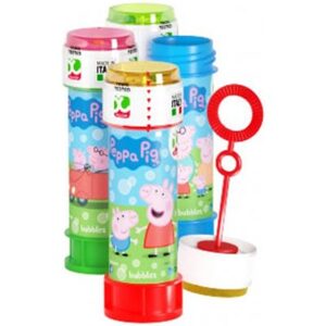 Bublifuk 60ml Peppa Pig/Prasátko Peppa 11,5cm 4 barvy 36ks v boxu