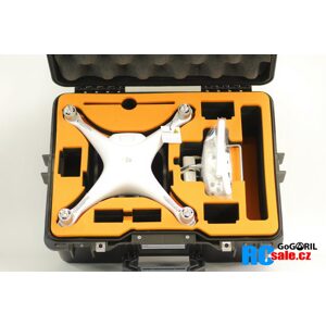 GoGORIL CASE ORANŽOVÁ VÝSTELKA DJI PHANTOM 4 PRO CASE G36