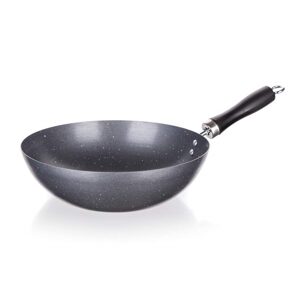 BANQUET Pánev WOK s nepřilnavým povrchem GRANITE Grey 28 cm