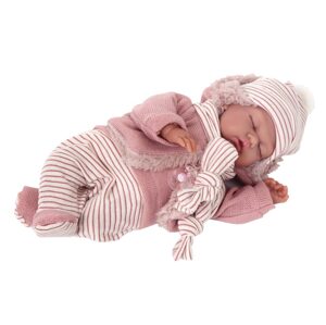 Antonio Juan 1787 LUNI - spící realistická panenka miminko se speciální pohybovou funkcí a měkkým látkovým tělem - 29 cm