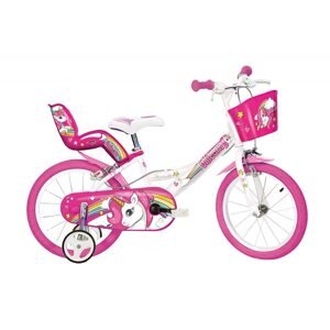 DINO Bikes Dětské kolo Dino Bikes 164R-UN Unicorn Jednorožec 16