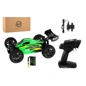 Teddies Auto RC Buggy Bonzai Jubatus terénní 30cm plast zelené 2,4GHz na bat.+2xdob. pack v krab. 40x14x21