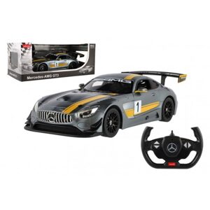 Teddies Auto RC Mercedes AMG GT3 plast 35cm 2,4GHz na dálk. ovládání na baterie v krabici 44x18x23cm