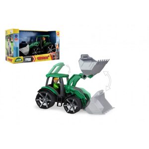 Lena Auto Truxx 2 traktor se lžící plast 32cm s figurkou v krabici 37x22x16cm 24m+