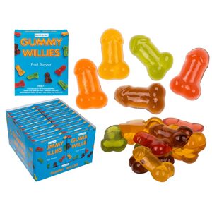 Ovocný gumový bonbón, penis